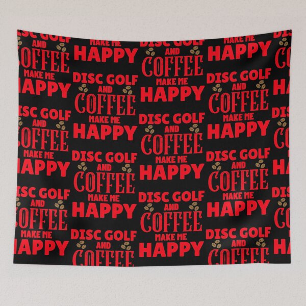Item preview, Disc Golf And Coffee Make Me Happy, Funny Disc Golf And Coffee Gift for Dad's, Husband's, Son's, Uncle's, Nephews and Grandfather's designed and sold by BigJackTees.