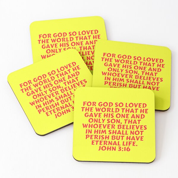 Item preview, Bible Verse John 3:16 designed and sold by Prayingwarrior.