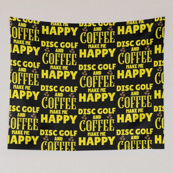 Item preview, Disc Golf And Coffee Make Me Happy, Funny Disc Golf And Coffee Gift for Dad's, Husband's, Son's, Uncle's, Nephews and Grandfather's designed and sold by BigJackTees.