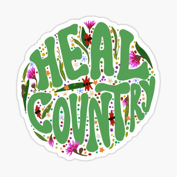 Heal Country NAIDOC 2021 - green Sticker