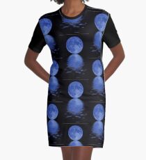 Blue Moon Graphic T-Shirt Dress