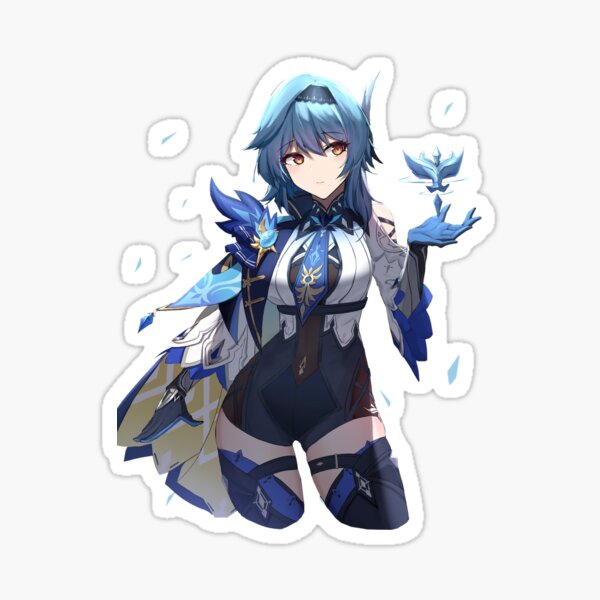 Eula Genshin Impact Stickers for Sale | Redbubble