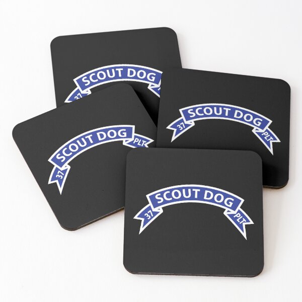 Item preview, Army - 37th Scout Dog Platoon Tab designed and sold by Military Insignia Products.