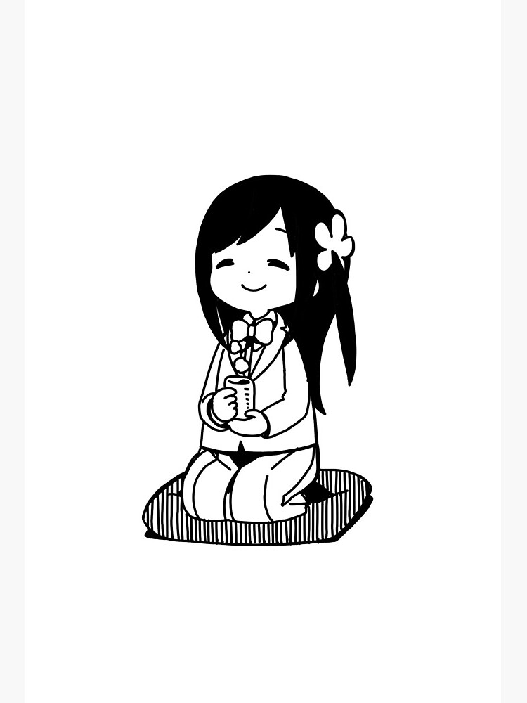 hitori bocchi sitting  Art Board Print for Sale by dauriru