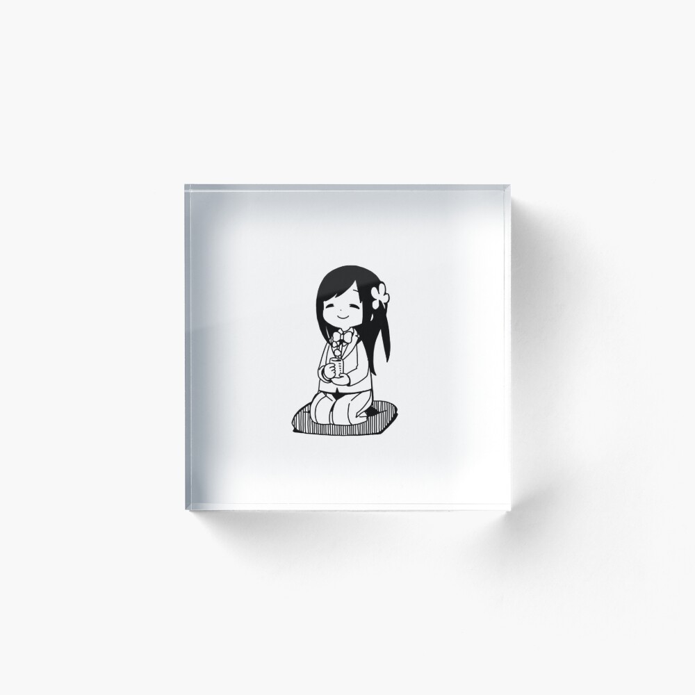 hitori bocchi sitting  Art Board Print for Sale by dauriru