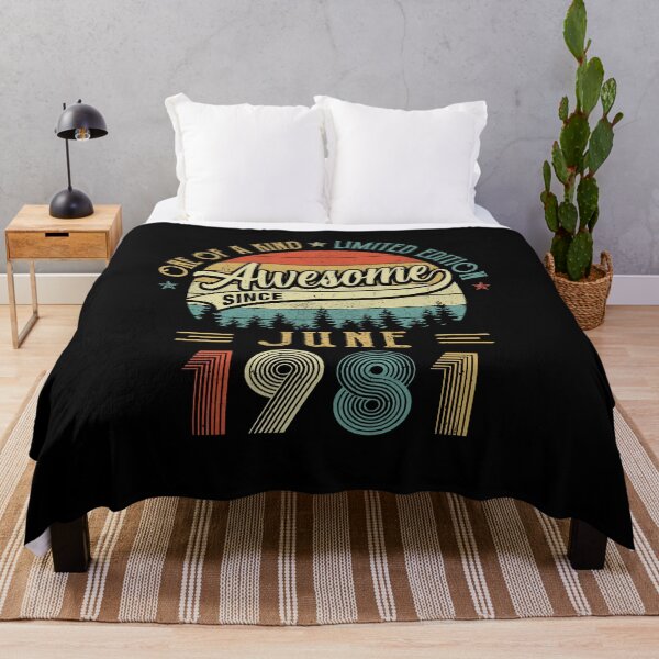 Artikelvorschau, Juni 1981 Vintage 40 Jahre altes Retro 40. Geburtstagsgeschenk entworfen und verkauft von cadieuxart.