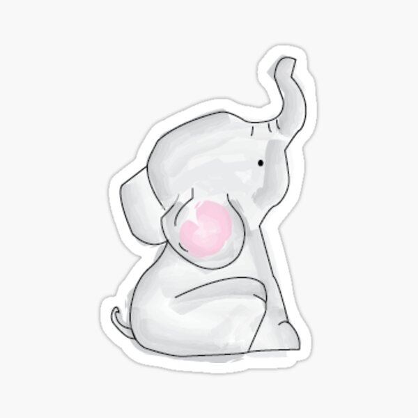 Item preview, Watercolor Elephant designed and sold by goosegraphics.