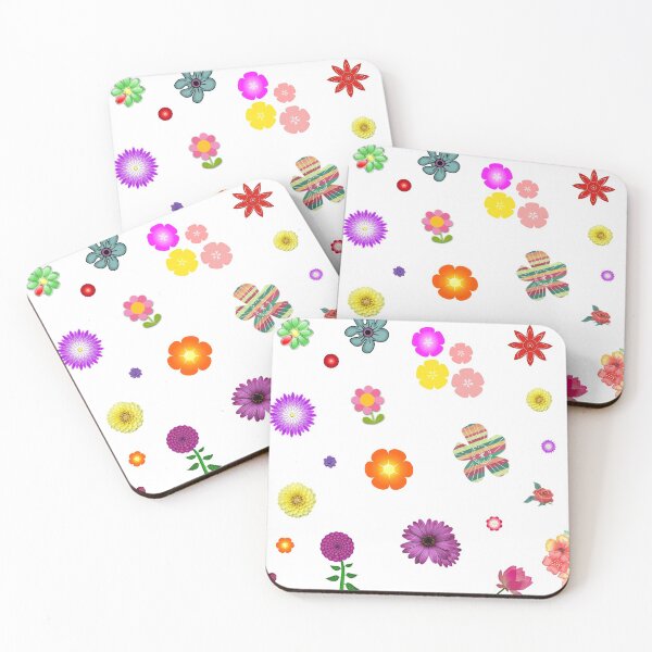 Item preview, Spring Pattern of Colorful Flowers designed and sold by Artsy Boulevard.