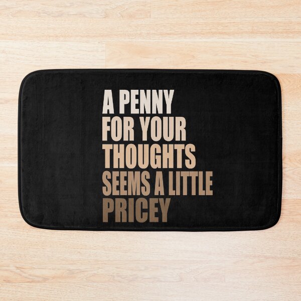 Item preview, Funny Retro A Penny For Your Thoughts Sarcastic Jokes designed and sold by RS-Collections.