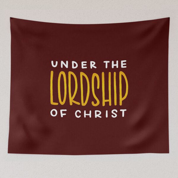 Item preview, UNDER THE LORDSHIP OF CHRIST (WHITE) designed and sold by handletteringem.