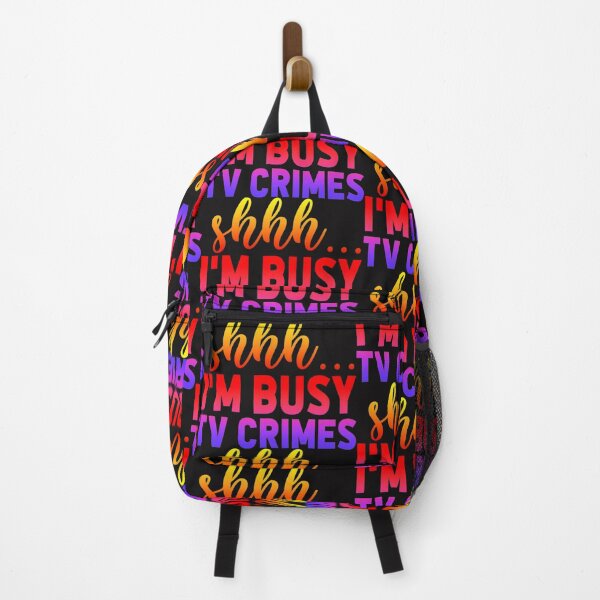 Item preview, Shhhhh I'm Busy TV Crimes --- True Crime Design designed and sold by CristalleLisa.