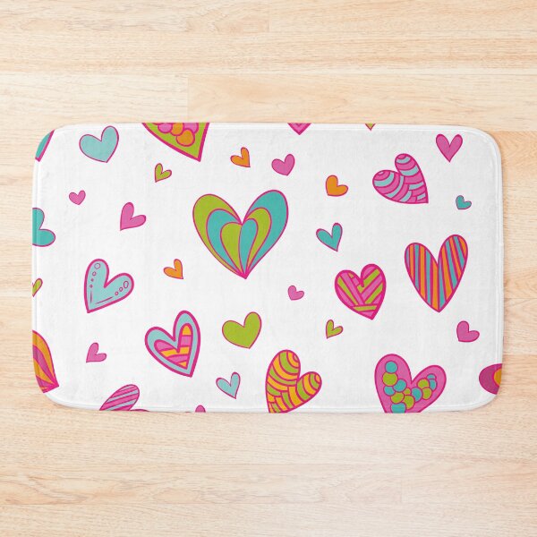 Item preview, cute small colorful hearts designed and sold by Gatugi.
