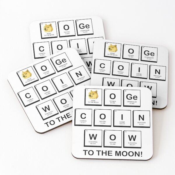 Item preview, Doge Coin - Wow - To The Moon! designed and sold by GUS3141592.