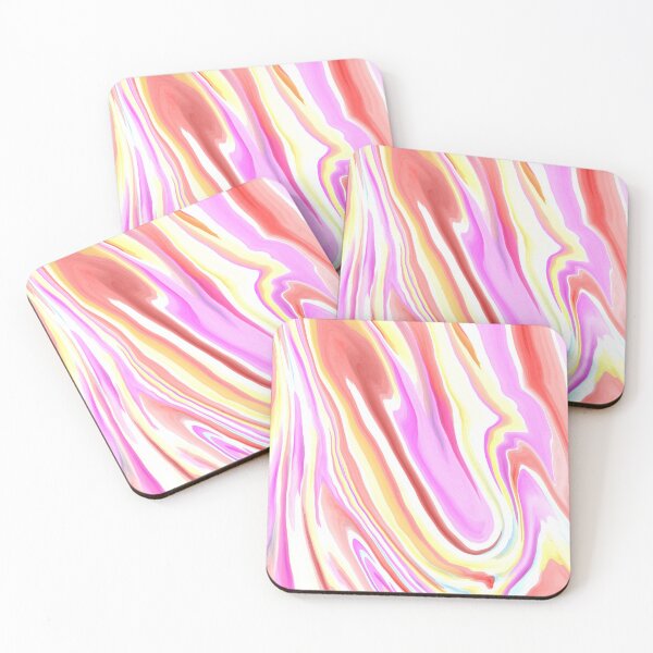 Item preview, Hot tone color marble watercolor abstract  designed and sold by Roselove4869.