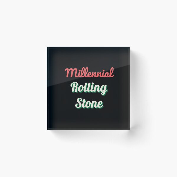 Item preview, Millennial Rolling Stone  designed and sold by CreativeTstore.