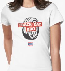 Track Day Bro Women's Fitted T-Shirt