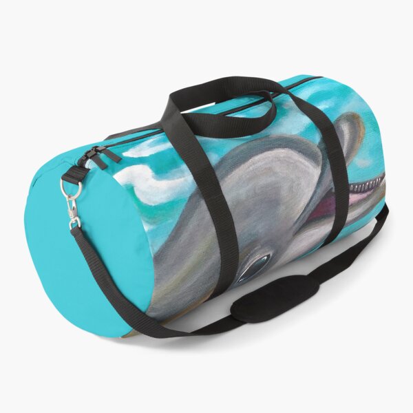 Laughing Dolphin Painting Duffle Bag