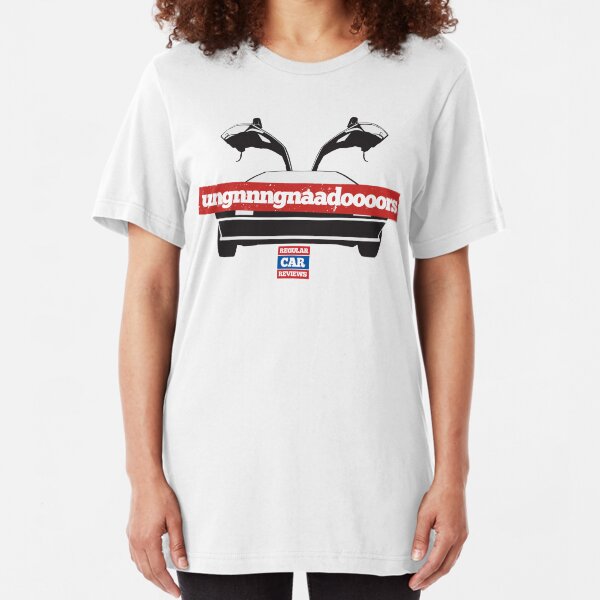 DeLorean Doors Ugnnnngnadaoooors Slim Fit T-Shirt