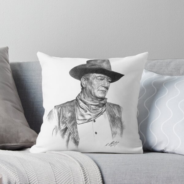 Item preview, John Wayne Charcoal Drawing designed and sold by StreetinArt.