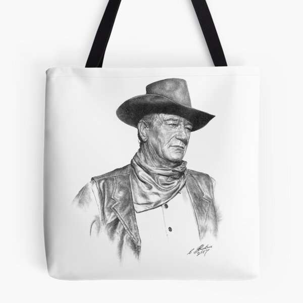 Item preview, John Wayne Charcoal Drawing designed and sold by StreetinArt.