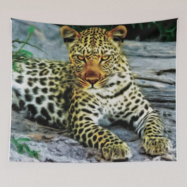 Item preview, Grumpy Leopard Posing For Camera designed and sold by StarsForgers.