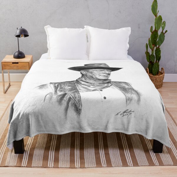 Item preview, John Wayne Charcoal Drawing designed and sold by StreetinArt.