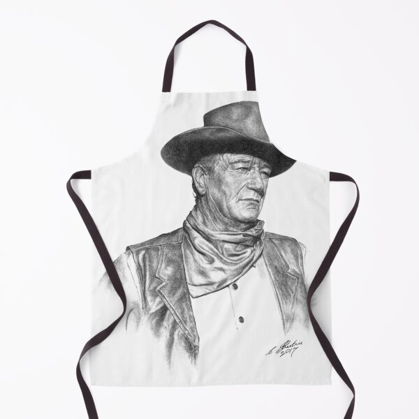 Item preview, John Wayne Charcoal Drawing designed and sold by StreetinArt.