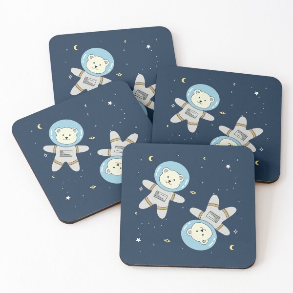 Item preview, Space polar bear astronaut designed and sold by galax-C.