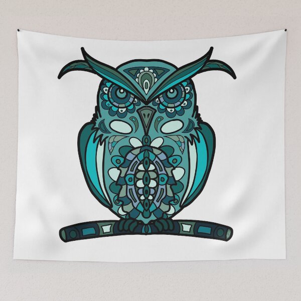 Item preview, Ornate Owl designed and sold by IdrisRose.