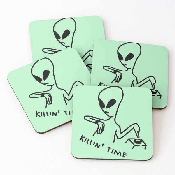 Item preview, Killin' Time line art designed and sold by VADIMproducts.