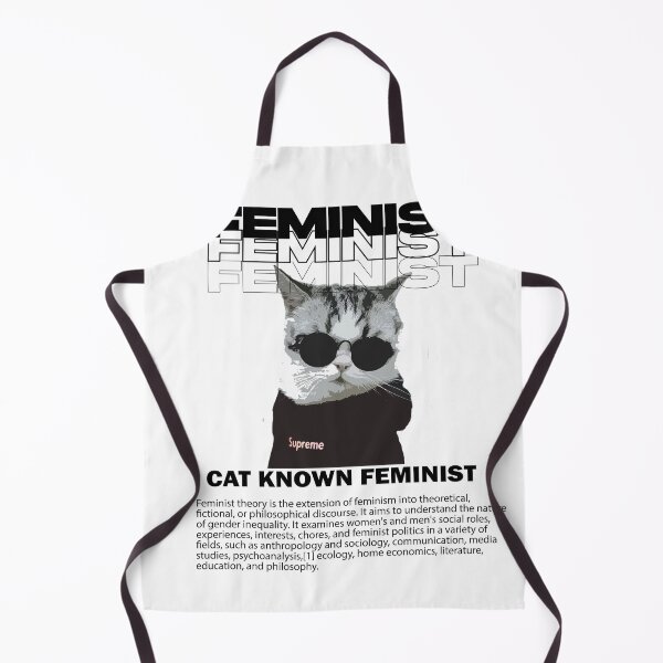 Item preview, Funny Cat Know Feminist Painting designed and sold by lordvale.