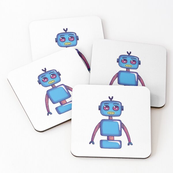 Artikelvorschau, Süßer blauer Roboter entworfen und verkauft von Jooccy.