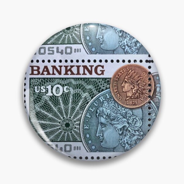Item preview, Banking Commerce, Money 1950 Vintage Postage Stamp designed and sold by Factory57.