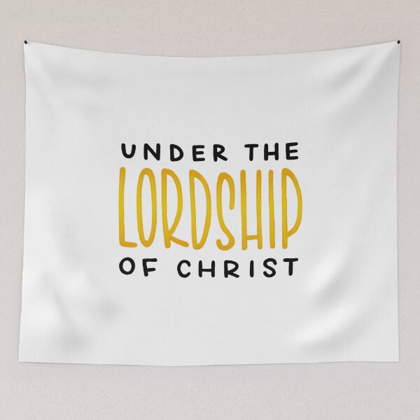 Item preview, UNDER THE LORDSHIP OF CHRIST (BLACK) designed and sold by handletteringem.