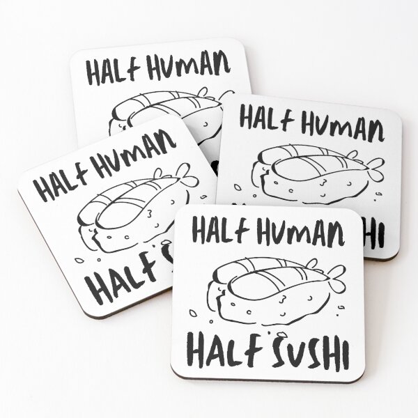 Item preview, Half Human Half Sushi designed and sold by SweetAndSpice.