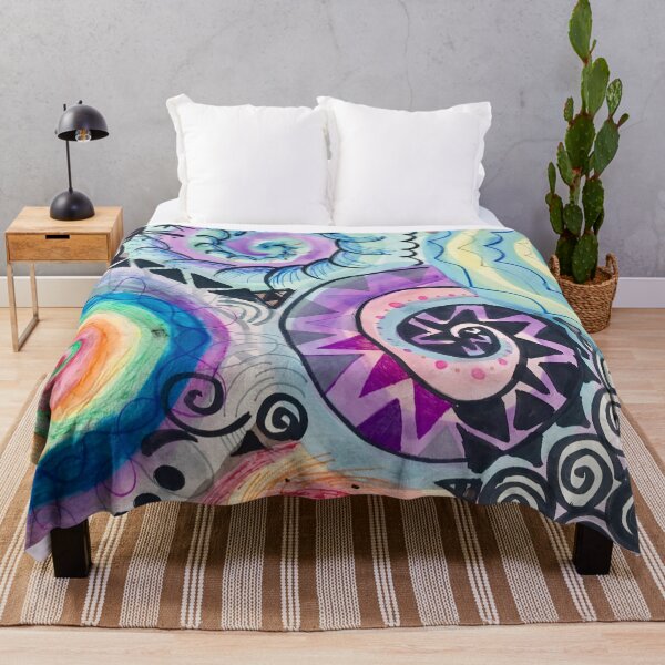 Item preview, Abstract Rainbow Spiral Patterns designed and sold by Lady-Lilac.