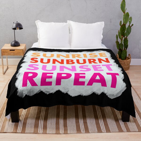 Item preview, sunrise sunburn sunset, repeat. | sunset word typing designed and sold by im-maker.