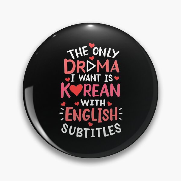 Item preview, Korean Drama English Subtitle K-Drama Lover designed and sold by CreativeGiftShp.