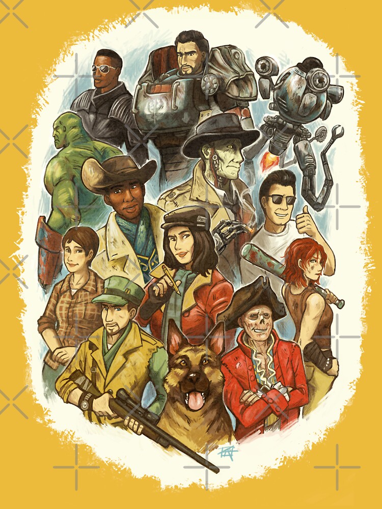 Fallout 4 Companions Poster for Sale by astraltiger