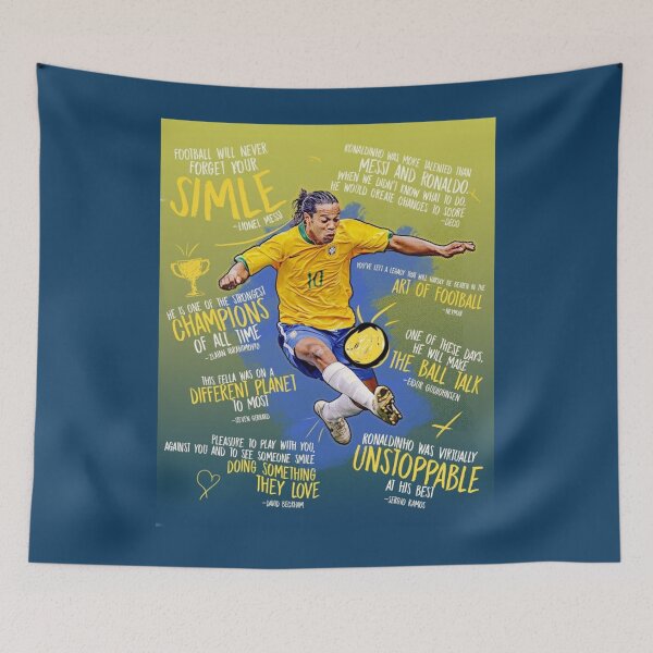 Item preview, Ronaldinho Wallpaper Art designed and sold by GaddoxTcott.