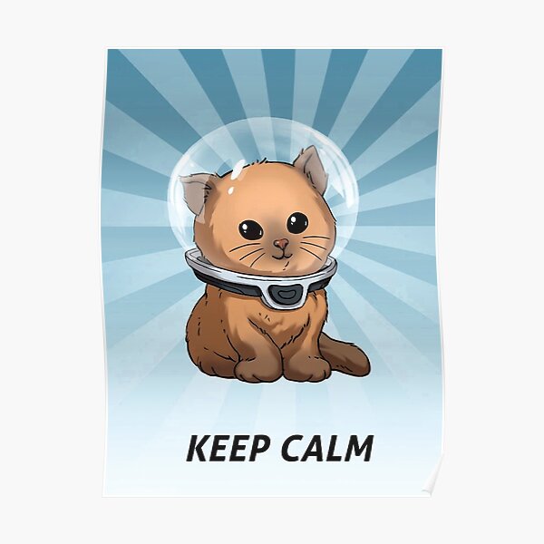 Keep Calm Kitty Poster