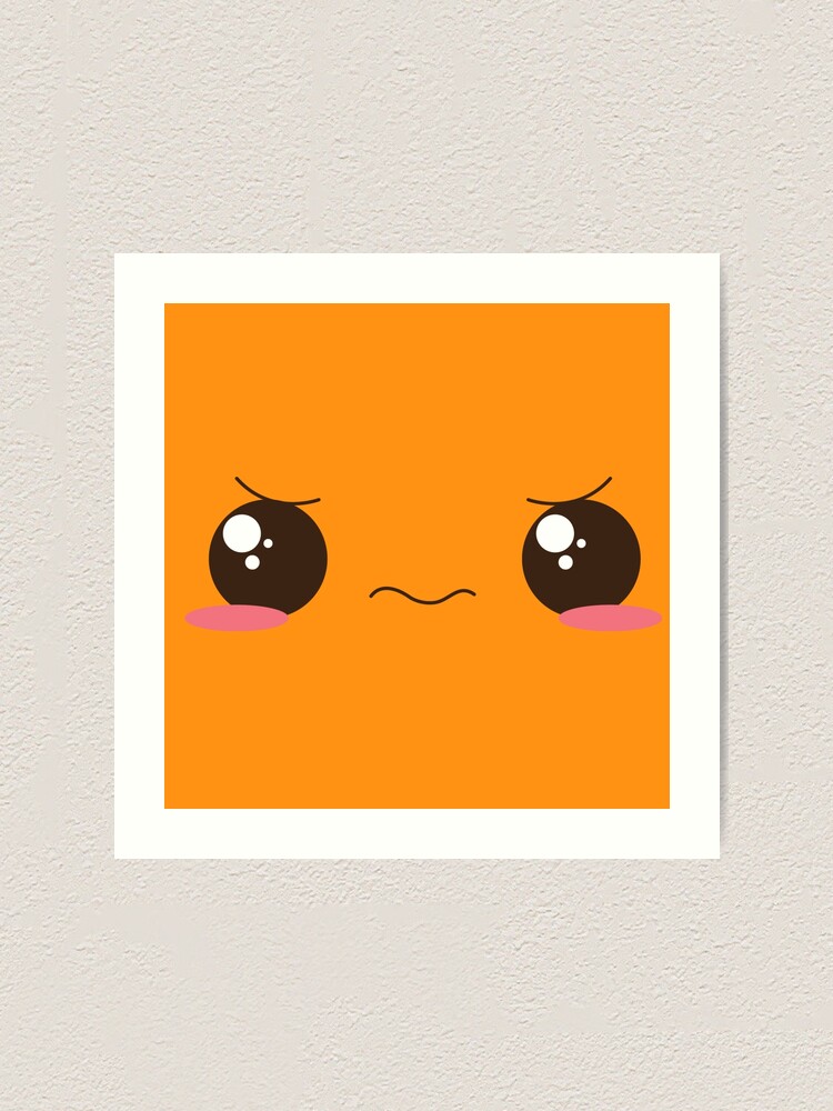  roblox confused face art print for sale by hutamaadi98 redbubble
