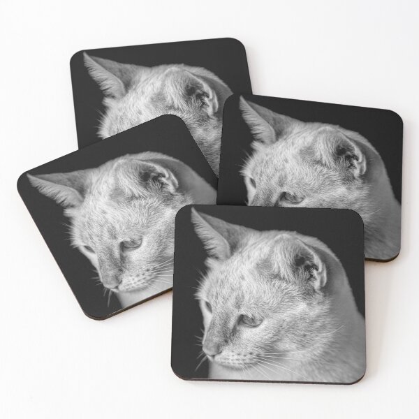 Item preview, Gorgeous Flame Point Siamese BW designed and sold by Elisabeth Lucas.