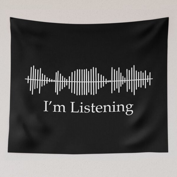Item preview, I'm Listening designed and sold by BundaBear.