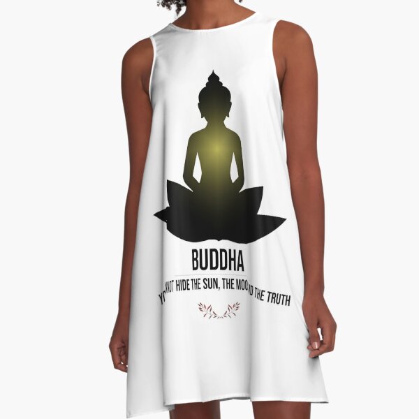 Buddha Says You Cannot Hide The Sun The Moon And The Truth Spiritual  Meditation Yoga Gift Sticker for Sale by DLCreations-Ind