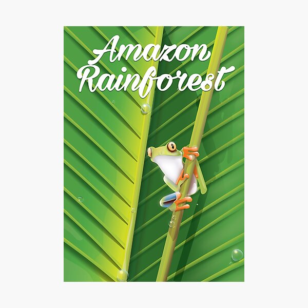 "Amazon Rainforest poster" Photographic Print for Sale by