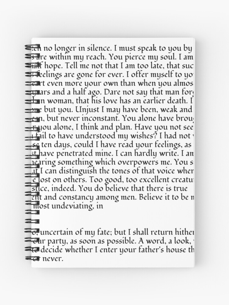 Persuasion - Captain Wentworth&rsquo;s letter&quot; Journal for Sale by 