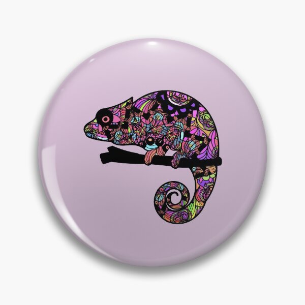 Item preview, Cute Chamaleon Mandala - Violet designed and sold by Chubuter.