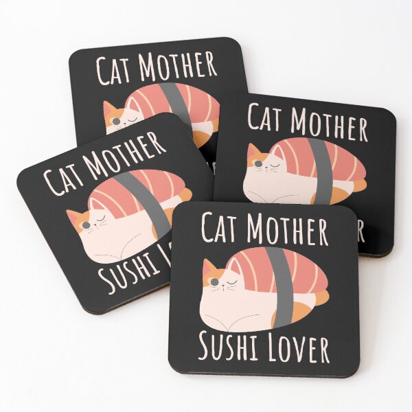 Item preview, Cat Mother Sushi Lover designed and sold by SweetAndSpice.