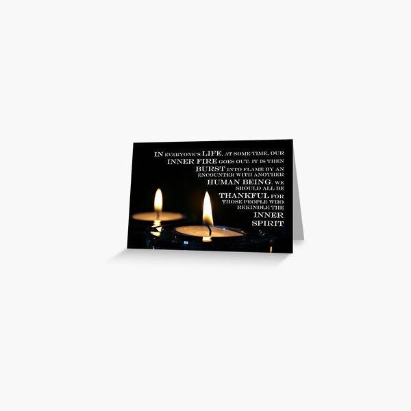 Inner Flame Greeting Card
